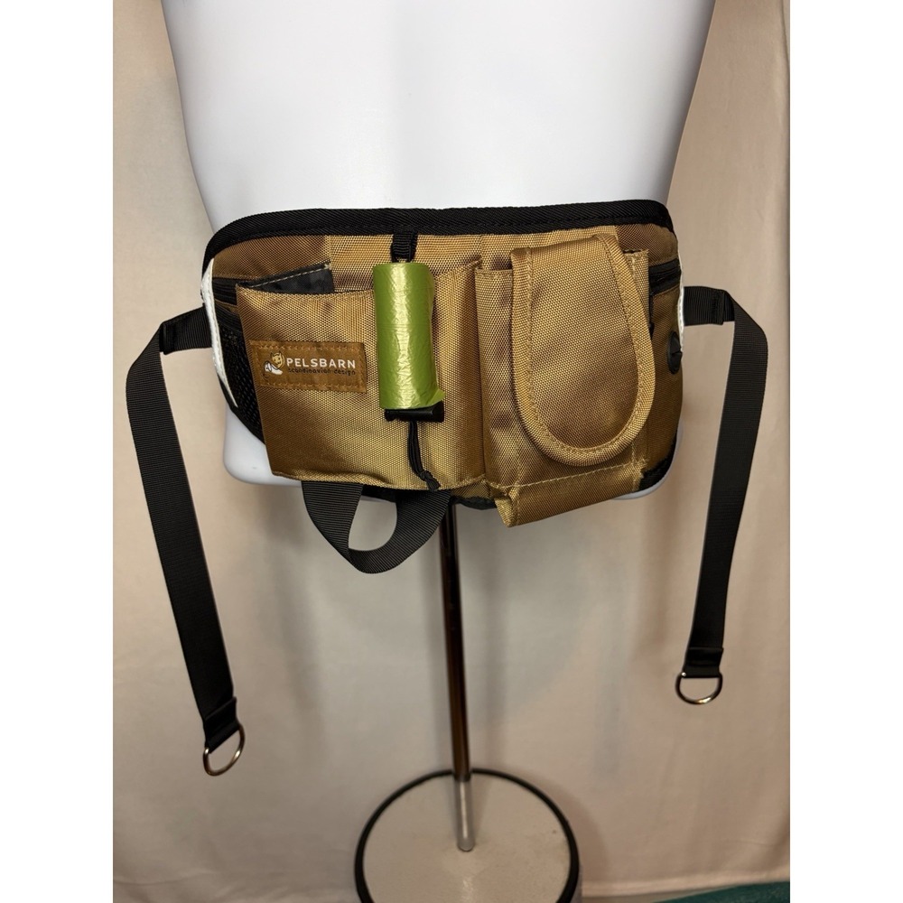 Dog Treat Training Pouch Bag/PELSBARN Pocket Waist Belt Fanny Pack Walking
